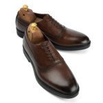 Marka Shoe Scarbeen Whole Cut Shoes Browna