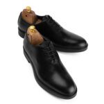 Marka Shoe Oxford Whole Cut Shoes Black