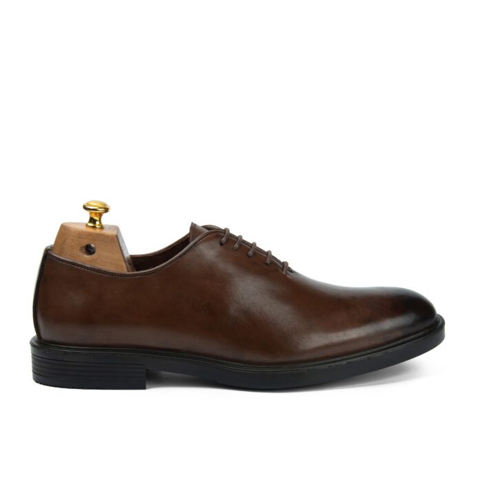 Marka Shoe Marka Shoe Oxford Whole Cut Shoes Brown