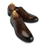 Marka Shoe Oxford Whole Cut Shoes Brown