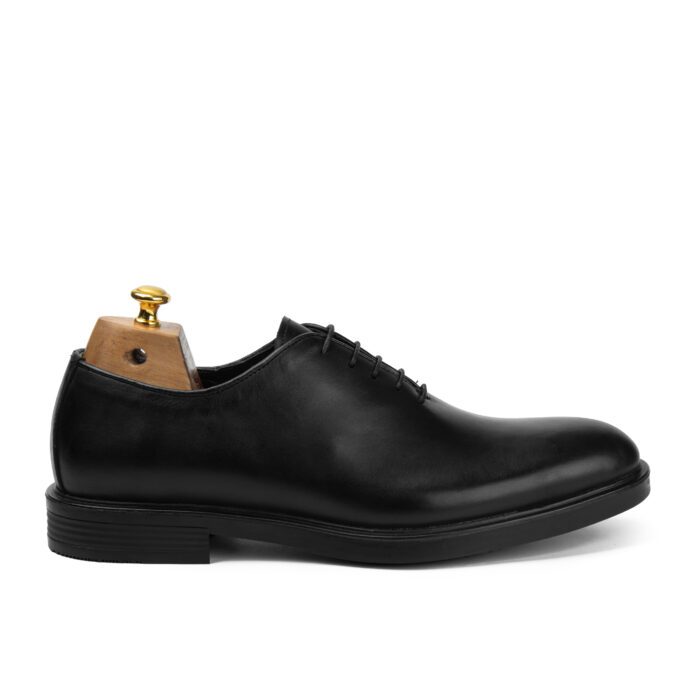 Marka Shoe Oxford Whole Cut Shoes shiny Black